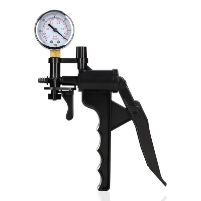 Anální vakuová pumpa Ouch! Manual Rosing Pump se 3 nástavci, černá - obrázek 6