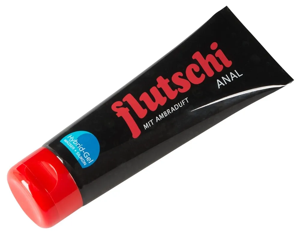 Hybridní lubrikační gel Flutschi s vůní ambry, 80 ml - obrázek 2
