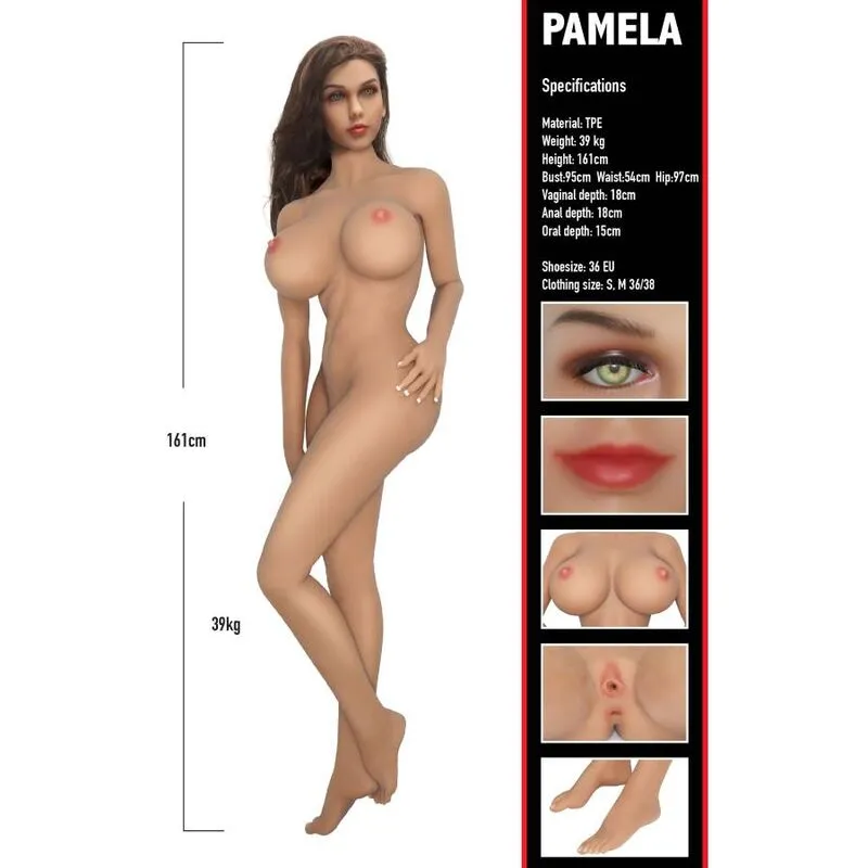 Realistická TPE panna Hidden Desire Banger Babe Pamela, 161 cm, S/M - obrázek 7