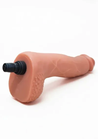 Vibrační silikonový nástavec pro sexuální stroj Titan, prodloužený, 20 cm, černý - obrázek 2