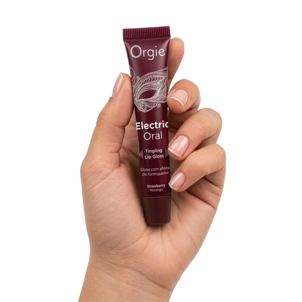 Lesk na rty s vibračním efektem pro orální sex Orgie Electric, 15 ml - obrázek 4