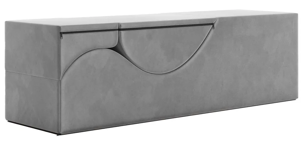 Skládací lehátko Liberator Aria Flip Chaise, ergonomické, šedé - obrázek 4