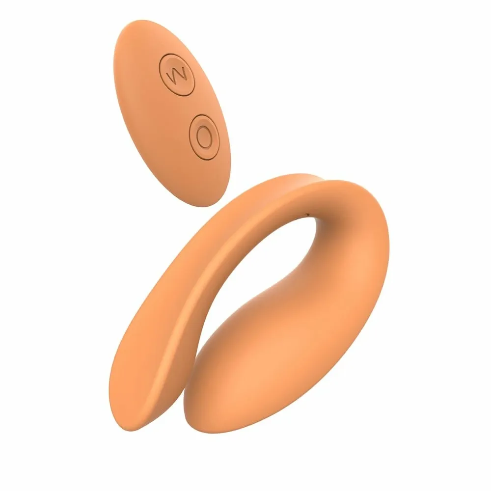 Vibrátor pro páry Dream Toys Glam s dálkovým ovládáním, ohebný, zlatý - obrázek 2