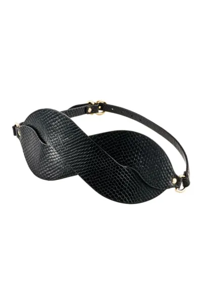 BDSM sada Guilty Pleasure Eclipse Braided, 7 dílů, veganská kůže, zlaté detaily - obrázek 5