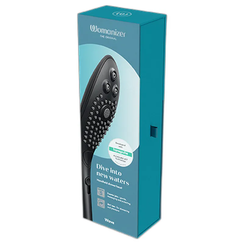 Sprchová hlavice se stimulací klitorisu Womanizer Wave, černá - obrázek 14
