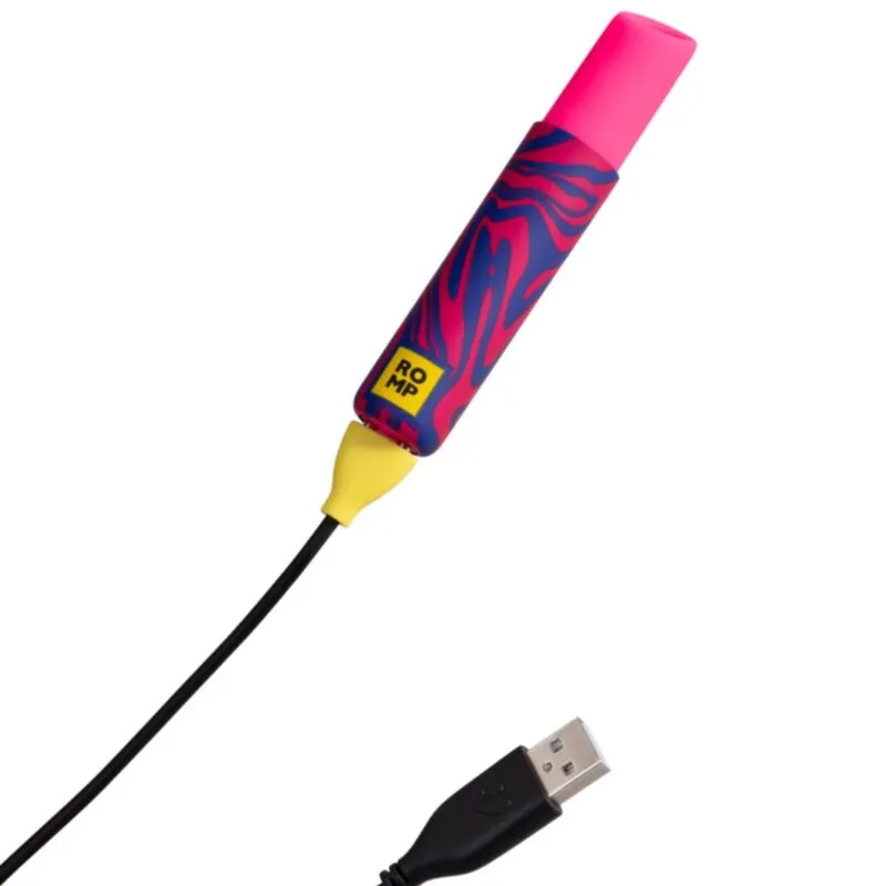 Vibrátor ve tvaru rtěnky ROMP Lipstick, 7 úrovní, růžový - obrázek 4