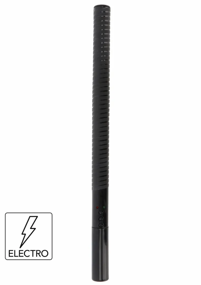 Elektrostimulační obušek Hidden Desire Electro Shock Baton, nabíjecí, černý, 28 cm