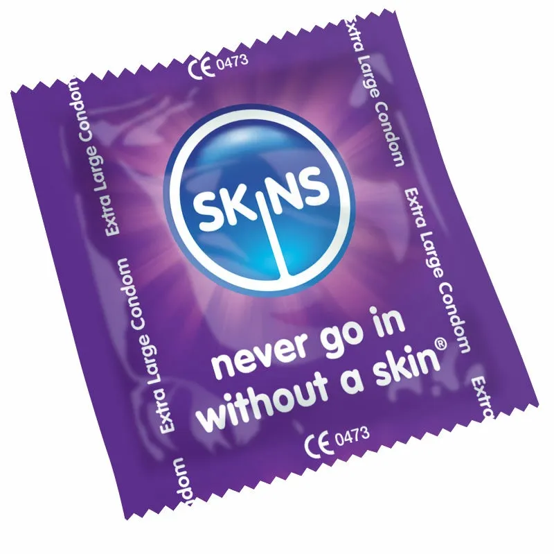 Skins Extra Large prémiové kondomy XL 8 ks - obrázek 2