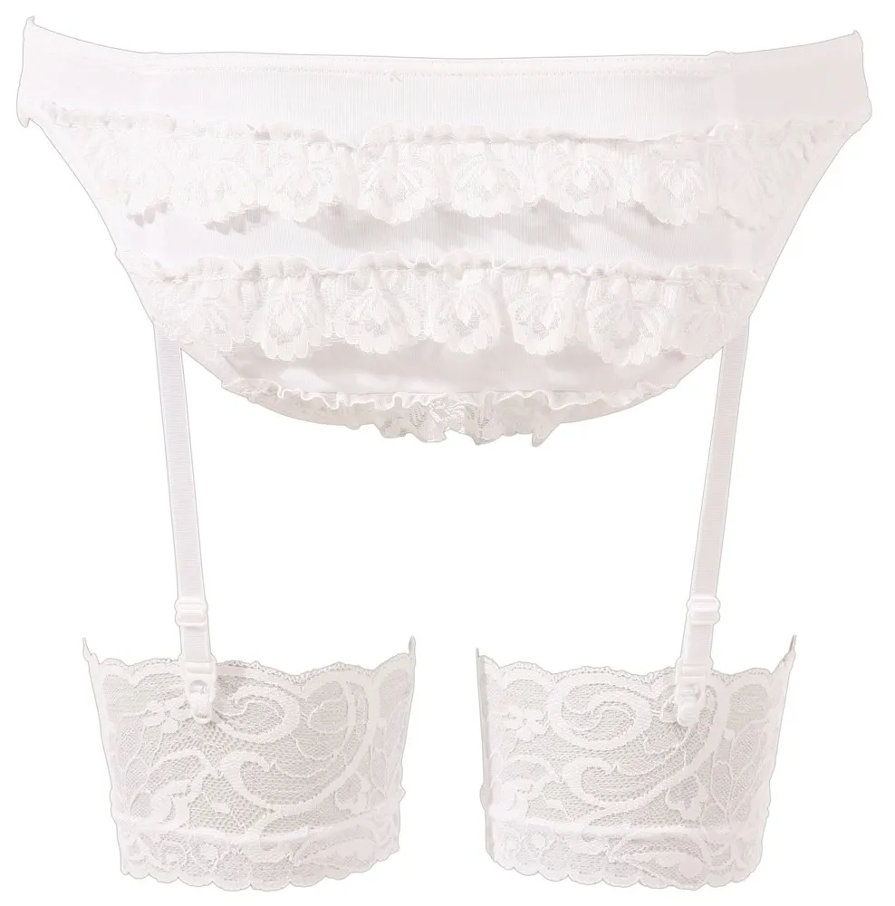 Kostým školačky Cottelli Collection Schoolgirl s punčochami a podvazky, M - obrázek 7