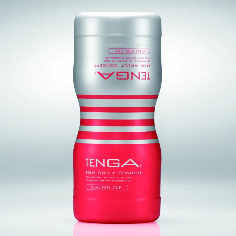 Oboustranný masturbátor TENGA Dual Feel Cup Medium, jednorázový - obrázek 2