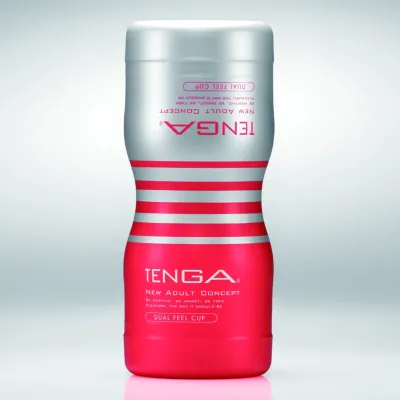 Oboustranný masturbátor TENGA Dual Feel Cup Medium, jednorázový - obrázek 2