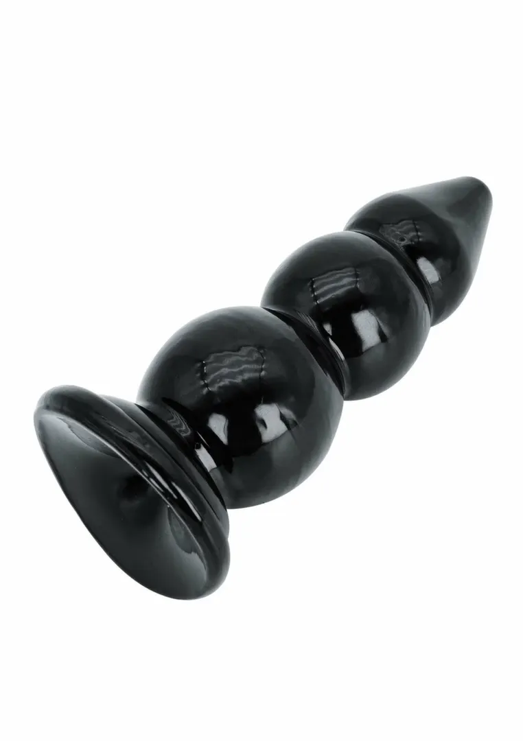 Anální kolík Hidden Desire Extreme Buttplug Balls XXL, 23 cm, černý - obrázek 4