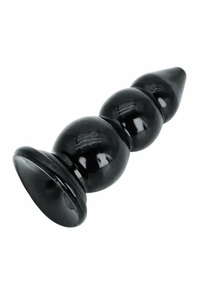Anální kolík Hidden Desire Extreme Buttplug Balls XXL, 23 cm, černý - obrázek 4