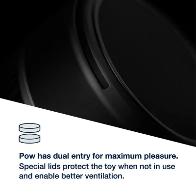 Manuální masturbátor s regulací sání Arcwave Pow, černý - obrázek 5