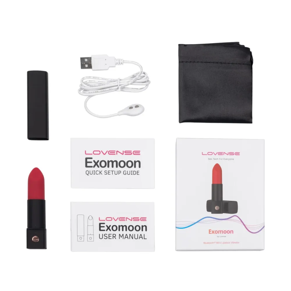 Minivibrátor ve tvaru rtěnky Lovense Exomoon ovládaný aplikací, růžový - obrázek 10
