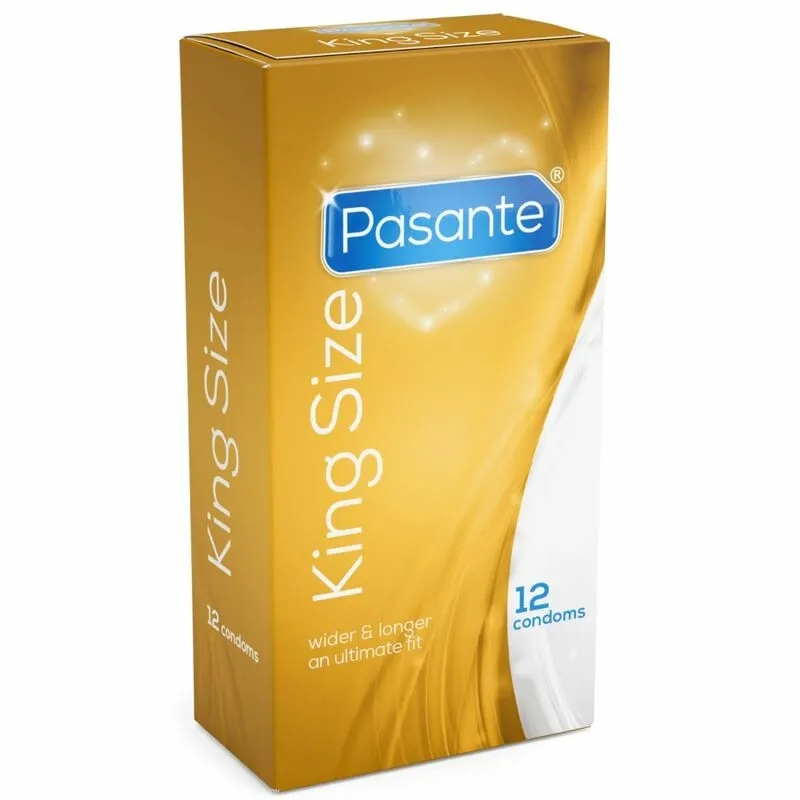 Velké kondomy Pasante King Size XL, 60 mm, 12 ks