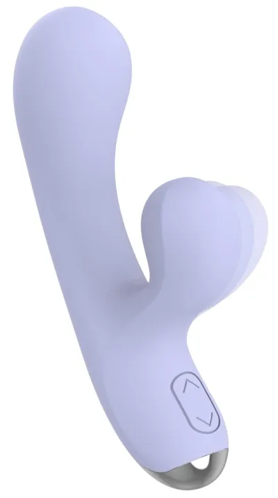 Rabbit vibrátor beau coeur Rivano Curved se dvěma motory, silikon, 20,4 cm - obrázek 7