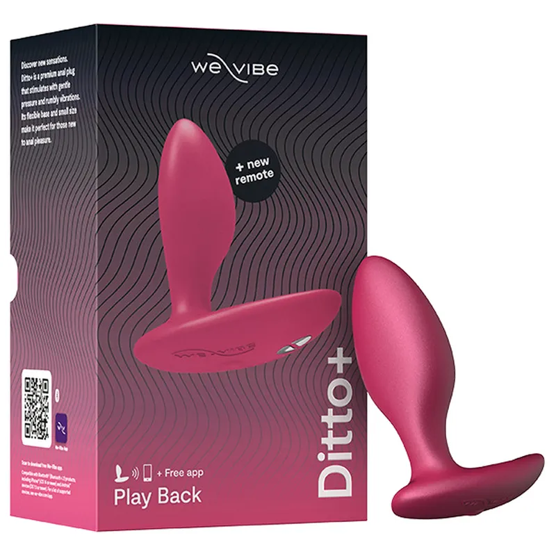 Vibrační anální kolík We-Vibe Ditto+, růžový - obrázek 13