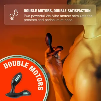 Vibrační stimulátor prostaty Arcwave Perk s dálkovým ovládáním, černý - obrázek 4