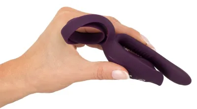 Vibrátor pro páry Couples Choice RC s erekčním kroužkem, dálkové ovládání, černý - obrázek 7