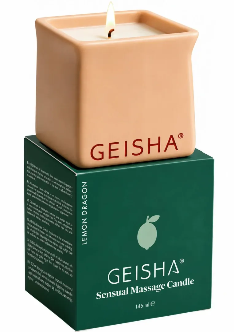 Masážní svíčka GEISHA Sensual Massage Candle, 145 ml - obrázek 2