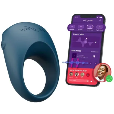 Vibrační erekční kroužek We-Vibe Pivot 2 s aplikací We-Connect, tmavě modrý - obrázek 12