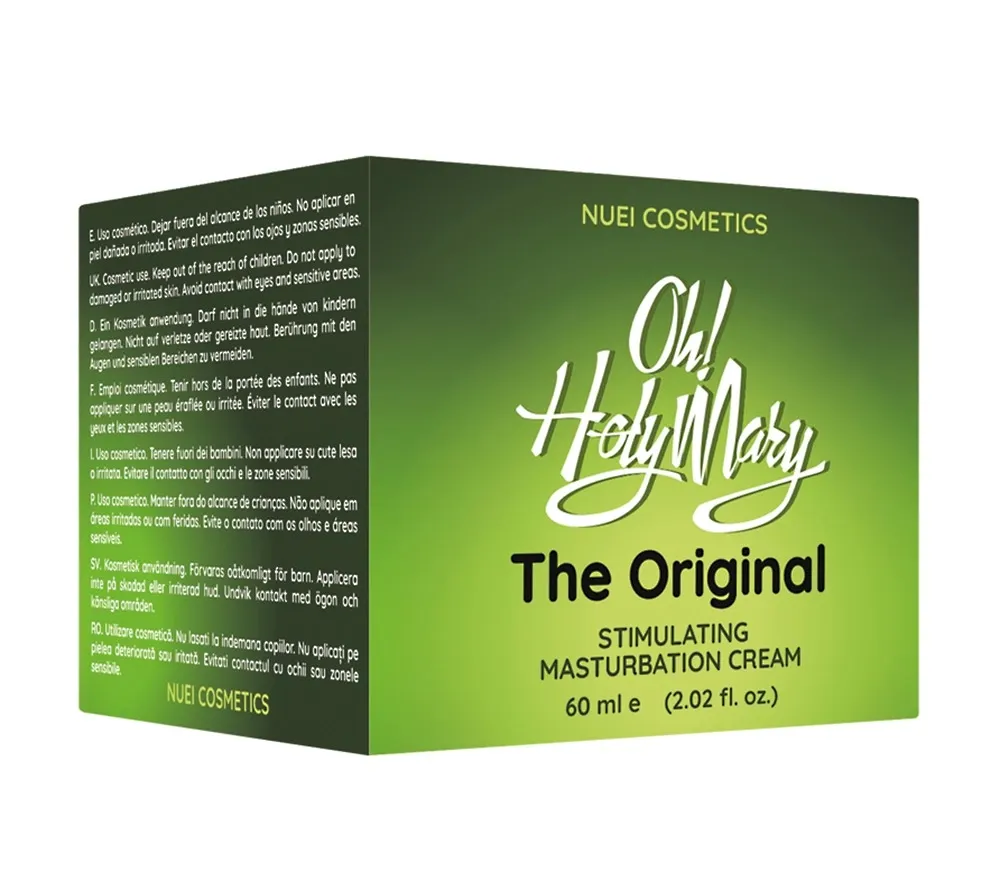 Nuei Oh! Holy Mary stimulační intimní krém s konopným olejem 60 ml