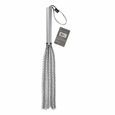 Řetězové důtky Sportsheets Edge Chain Flogger, kovové, černé, 54 cm - obrázek 5