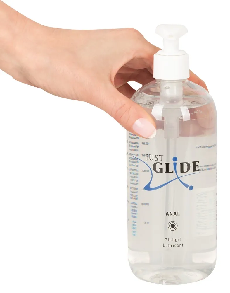 Anální lubrikační gel Just Glide Anal na vodní bázi, 500 ml - obrázek 5