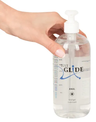 Anální lubrikační gel Just Glide Anal na vodní bázi, 500 ml - obrázek 5