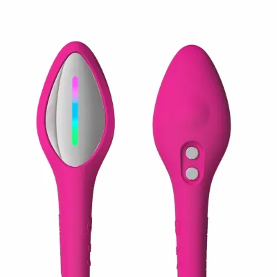 Vibrační vajíčko Lovense Lush 4 ovládané aplikací, s barevným LED ocáskem, růžové - obrázek 4