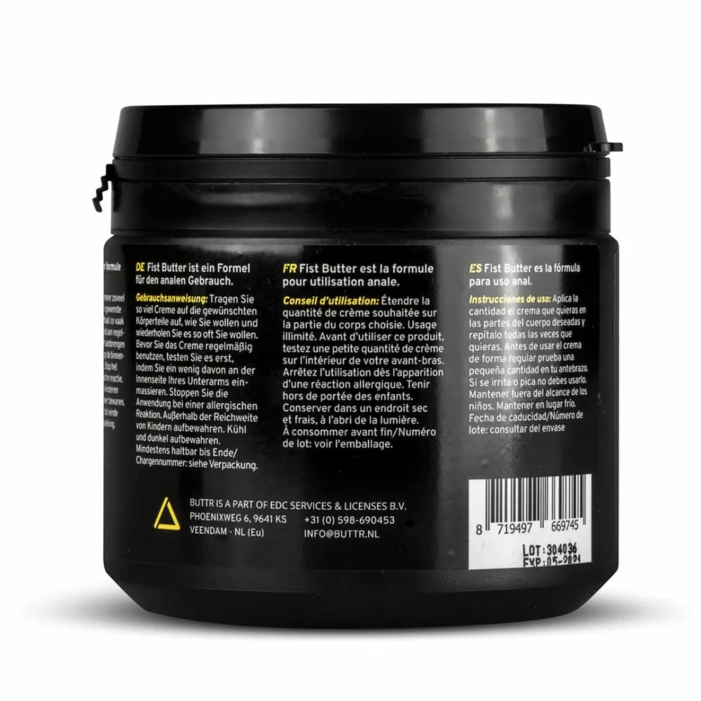 Hustý lubrikační krém na fisting BUTTR Fisting Butter, 500 ml - obrázek 4