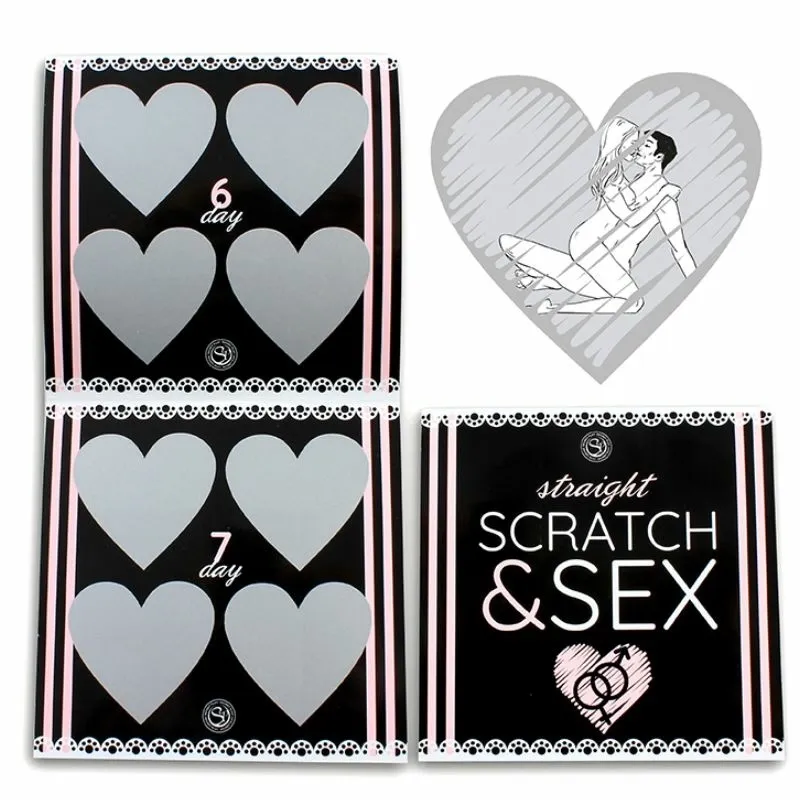 Stírací erotická hra Scratch & Sex pro heterosexuální páry, Secret Play