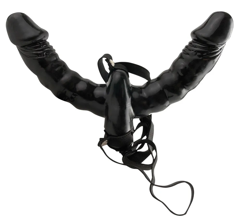Fetish Fantasy Series Double Delight vibrační oboustranný strap-on - obrázek 2