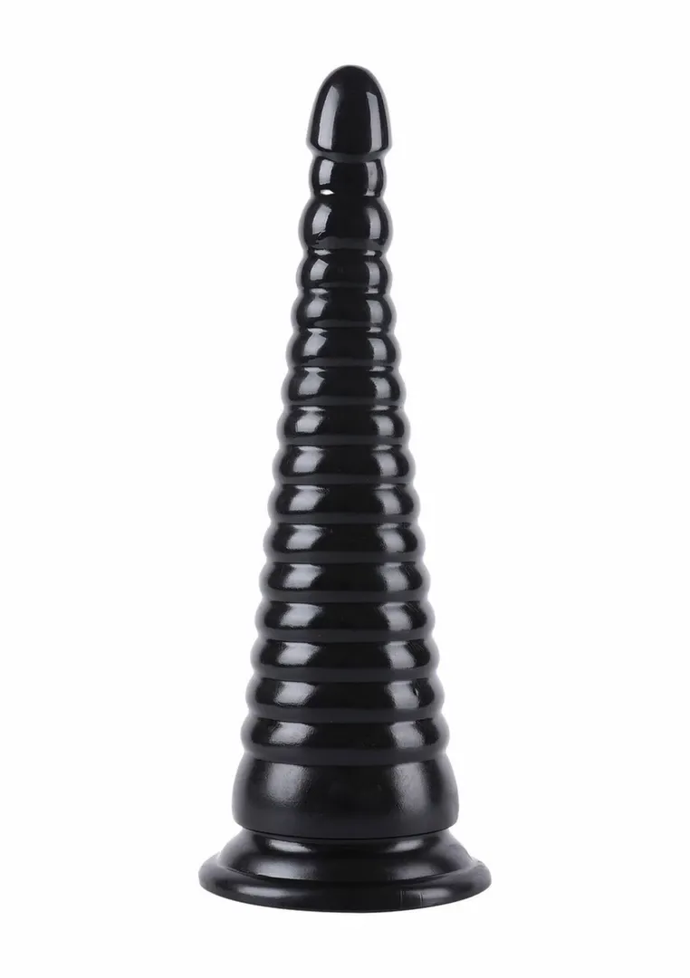 Kuželovitý anální kolík Hidden Desire Extreme Anal Cone XXL, 33 cm, černý - obrázek 2