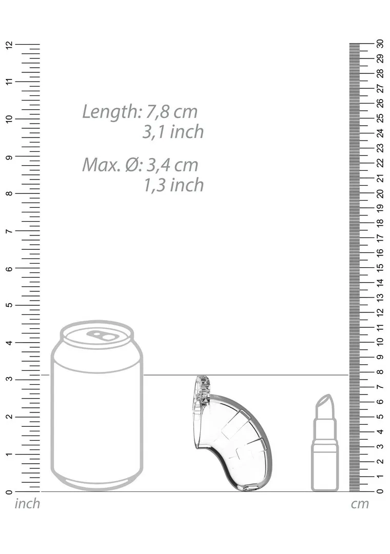 Klec cudnosti ManCage Model 13 s elektrostimulací, 6,5 cm - obrázek 7