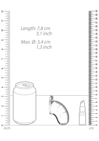 Klec cudnosti ManCage Model 13 s elektrostimulací, 6,5 cm - obrázek 7