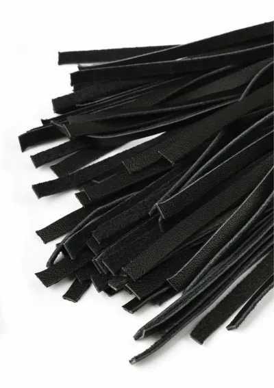 Kožený bič Hidden Desire Genuine Leather Whip, 55 cm, černý - obrázek 6