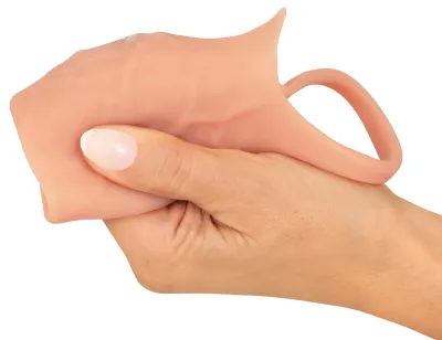 Vibrační návlek na penis Realistixxx Real Sleeve Open, otevřený, silikonový, 14 cm - obrázek 7