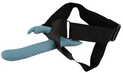 Strap-on s rabbit vibrátorem You2Toys Your Strap-On, přirážení, dálkové ovládání - obrázek 3