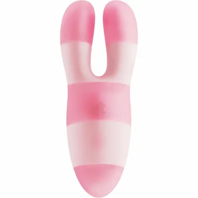Cestovní minivibrátor Glitz Pinky Promise se dvěma motory, ohebný, růžový, 9 cm - obrázek 2
