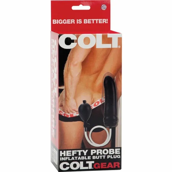 Nafukovací anální kolík CalExotics COLT Hefty Probe, černý - obrázek 2