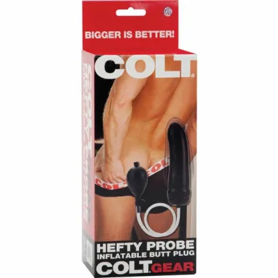 Nafukovací anální kolík CalExotics COLT Hefty Probe, černý - obrázek 2