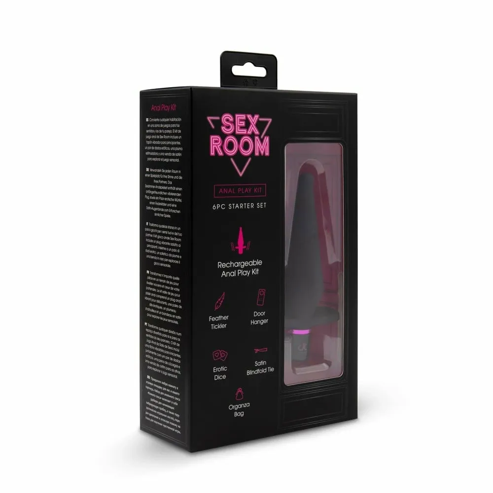 Anální sada Dream Toys Sex Room Anal Play Kit s vibračním kolíkem a doplňky