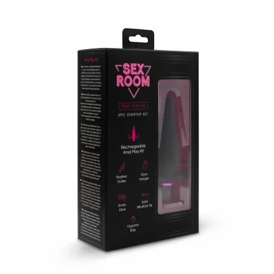 Anální sada Dream Toys Sex Room Anal Play Kit s vibračním kolíkem a doplňky