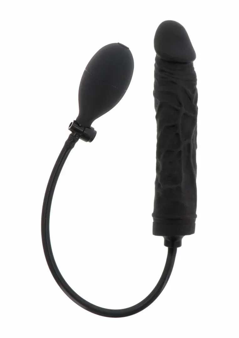 Nafukovací dildo Hidden Desire Extreme Inflatable Dong Advanced, silikon, černé
