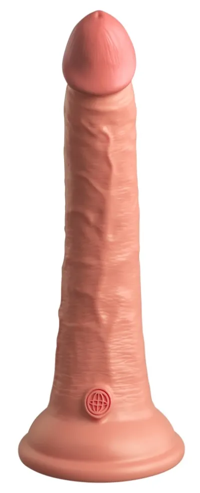 Realistické silikonové dildo King Cock Elite s přísavkou, 17,8 cm, světlé - obrázek 3