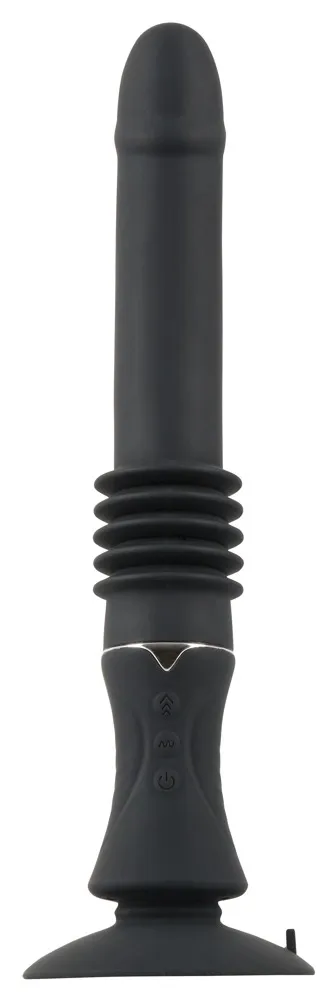 Přenosný přirážecí vibrátor You2Toys s přísavkou, 7 režimů vibrací, černý, 28,5 cm - obrázek 3