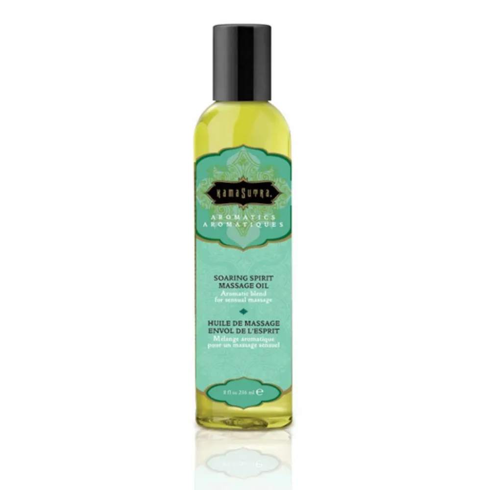 Masážní olej Kama Sutra Soaring Spirit, citrusy a máta, 236 ml