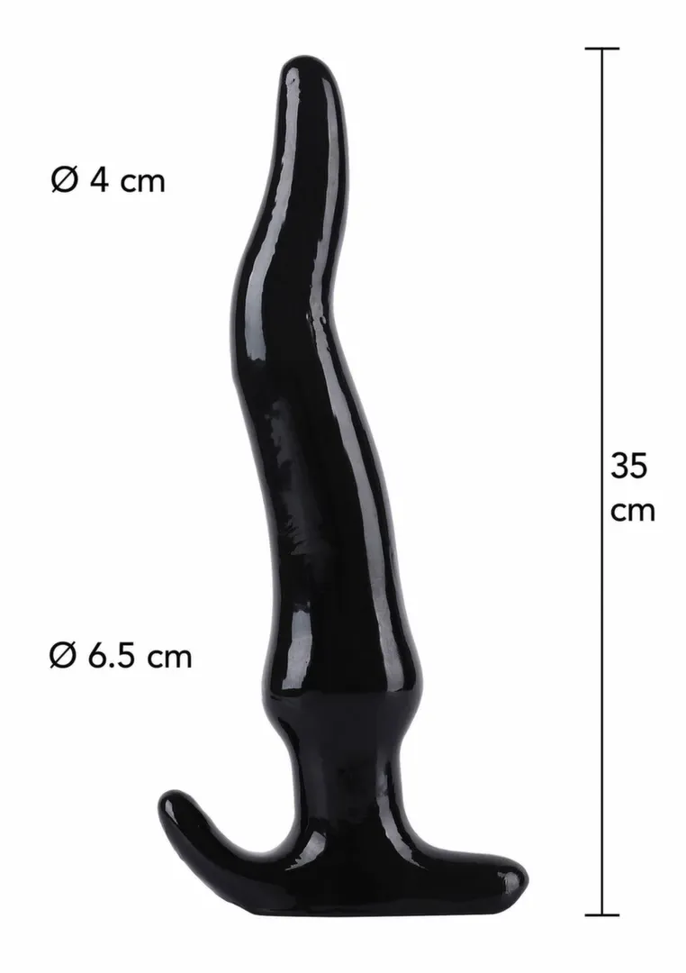 Dlouhé anální dildo Hidden Desire Extreme Anal Slider XXL, 35 cm, černé